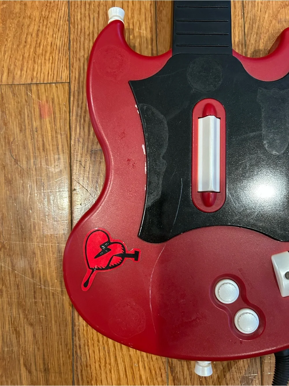 Guitar Hero RedOctane Gibson SG Wired Controller PS2 PlayStation 2 PSLGH Untest